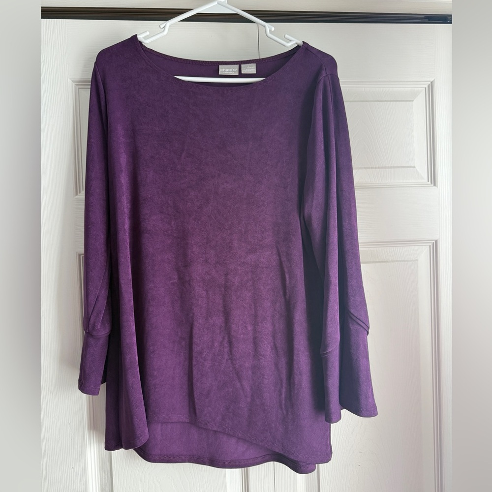Chico's Rich Plum Blouse
